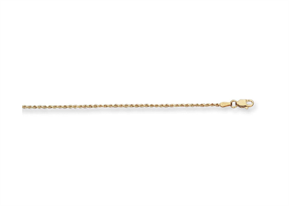 Gold Plated 3 mm Rope Chain